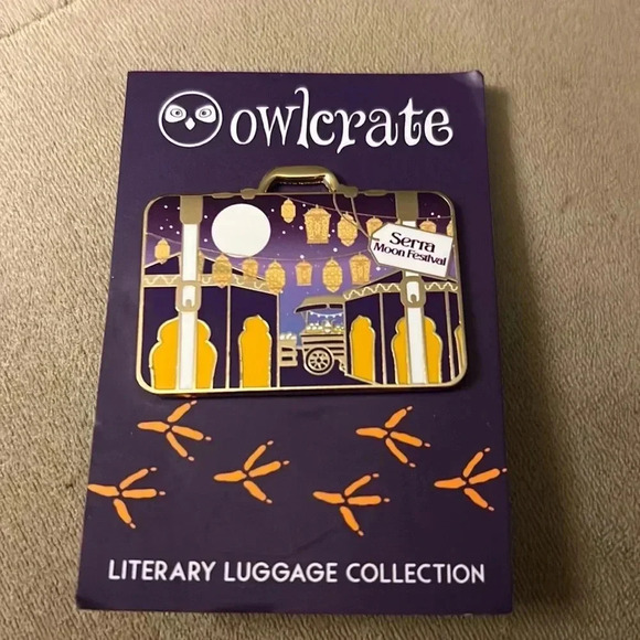 An Ember in the Ashes Enamel Luggage Pin - Owlcrate - Picture 1 of 2